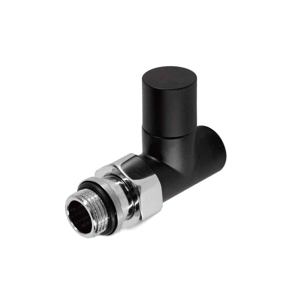 Вентиль прямой SR Rubinetterie Tondera Light ручной 1/2" черный матовый