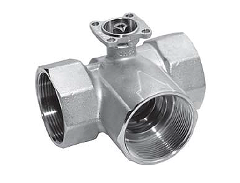 Перекидной шаровой кран BELIMO R3040-BL3, трехходовой