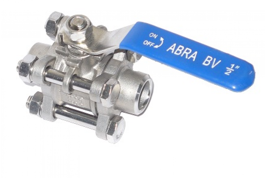 Кран шаровой полнопрох.св/св стандарт SS316 ABRA-BV61A-040