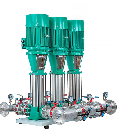 Насосная станция пожаротушения Wilo CO 4 MVL 6407/1/SK-FFS-PN25-R