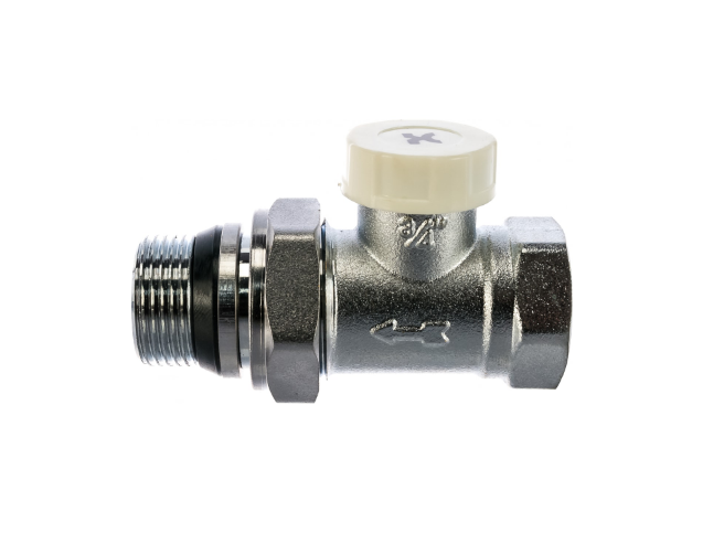Радиаторный запорный прямой клапан 1/2"прямой IVANCI
