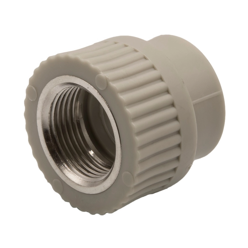 Муфта комб. вн 25х3/4'' EVER® plast серый