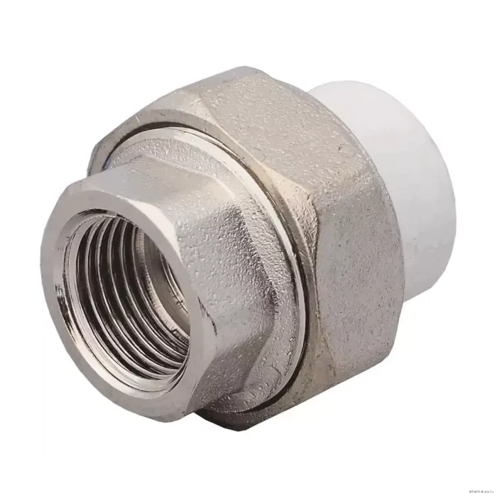 Муфта РосТурПласт PP-R бел комб разъем Дн50х1 1/2" ВР 10624