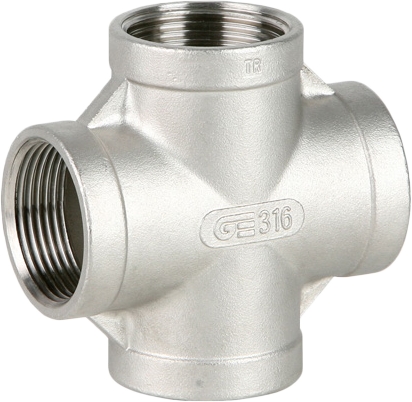 Крестовина GENEBRE 0180 05, DN020 (3/4")  PN20, корпус - AISI316 (CF8M)  ВР-ВР