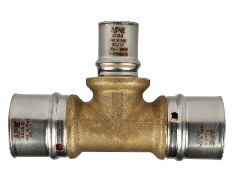Тройник-пресс переходной, тип SFP-0005, Stout Ду 32х20х32