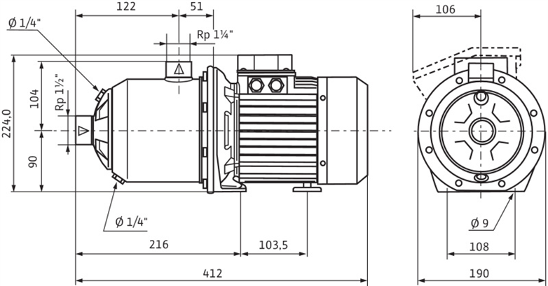 Насос Wilo MHI 803-1/E/1-230-50-2