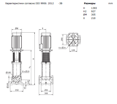 Насос Wilo MVI 7004-3/16/E/3-400-50-2