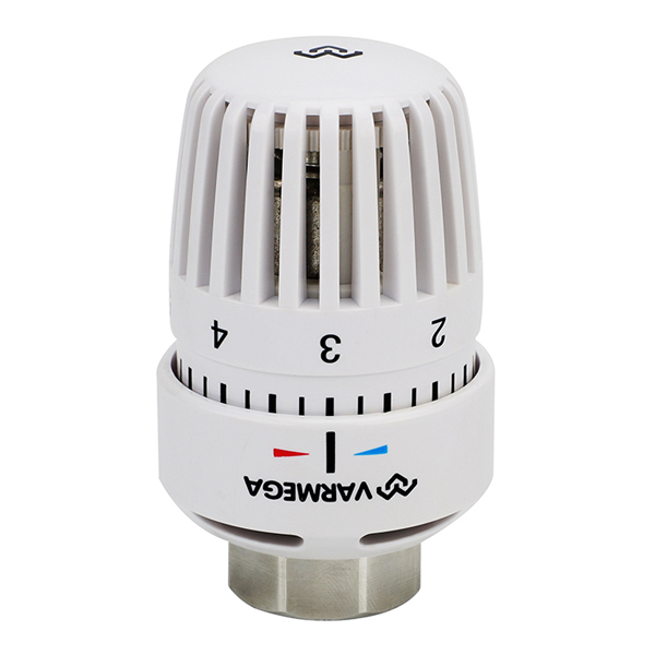 Головка термостатическая VARMEGA, VM110, M30х1.5, белая