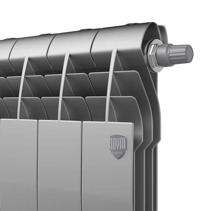 ROYAL THERMO Радиатор BiLiner 350 /Silver Satin VDR - 10 секций
