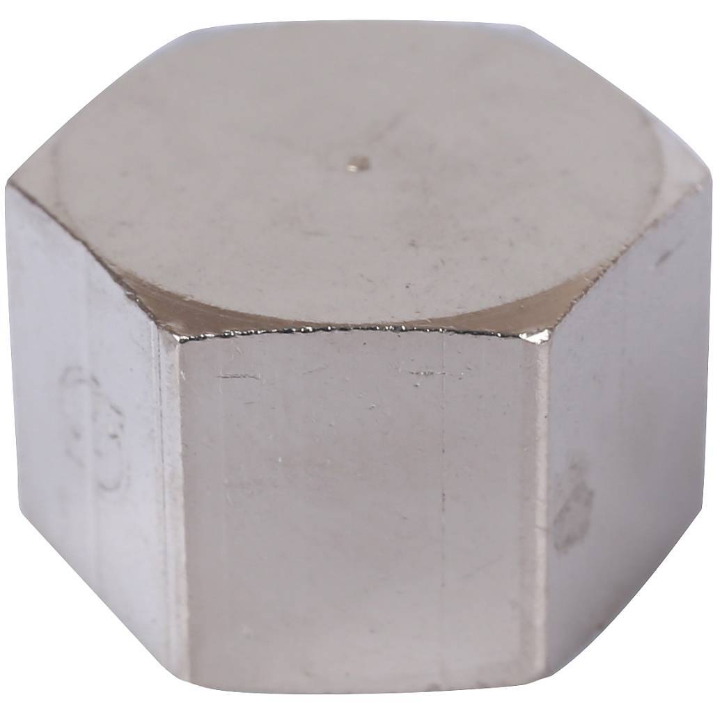 Заглушка STOUT ВР никелированная 1/4" SFT-0027-000014