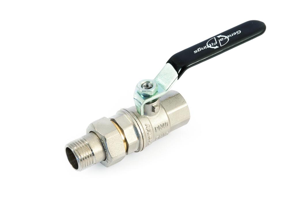 Кран шаровой General Fittings 7100 L5 1 1/4", PN25