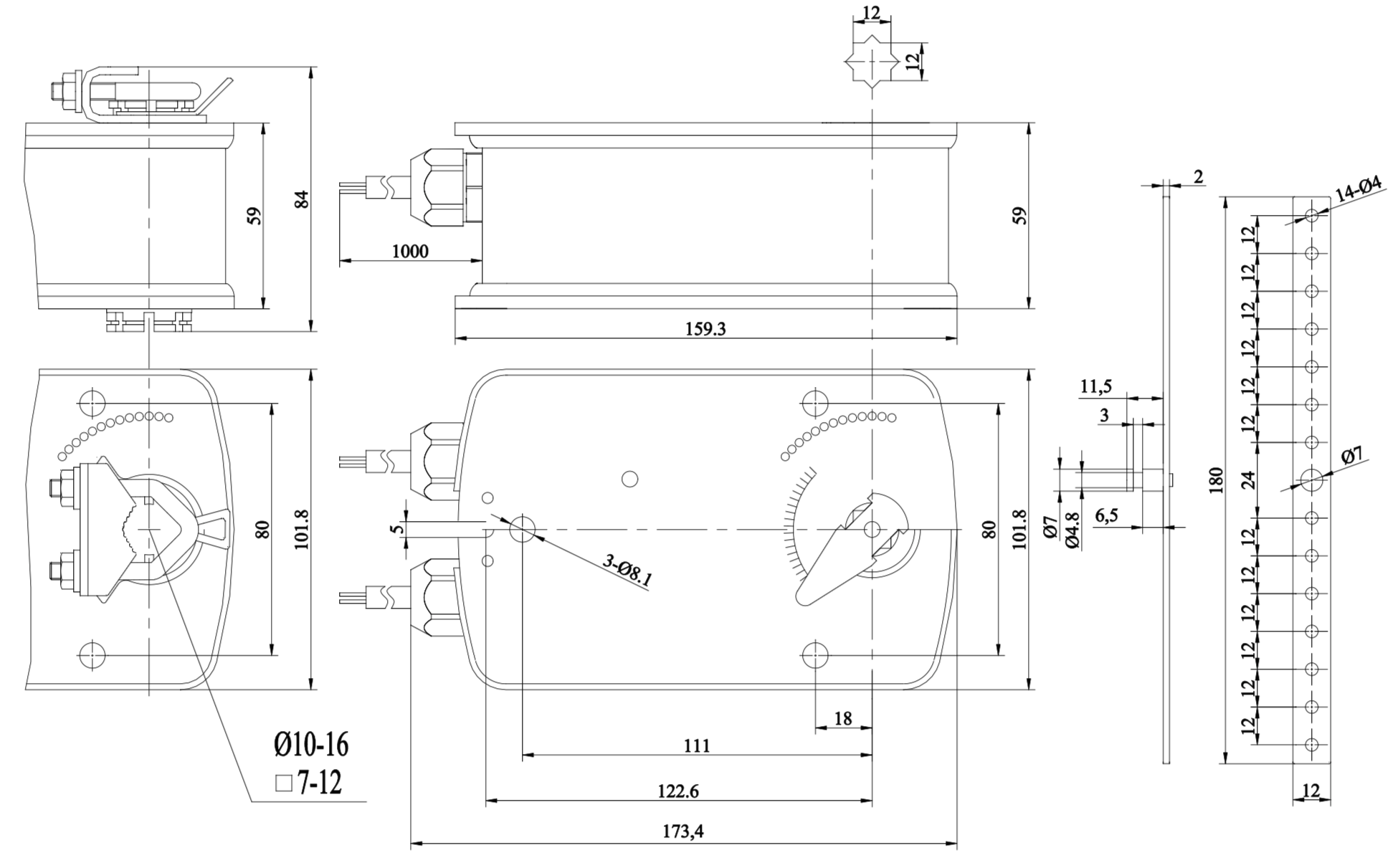 Электропривод BLE230-10
