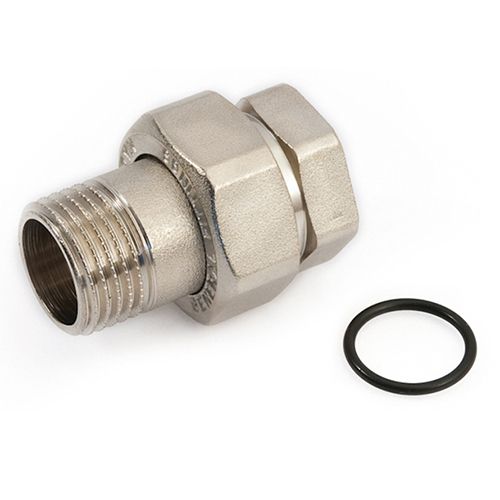 Американка 1/2"-1/2", General Fittings 2700, резьба-резьба, вн.- нар., латунь хромированная