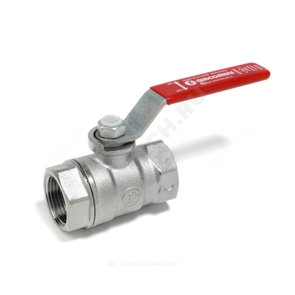 Кран шаровой с вн./вн. резьбой 3/8" Giacomini R250X002
