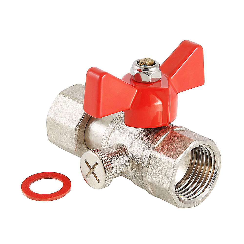 Кран шаровой VALTEC VT.807.N.0404 для подключения манометра
