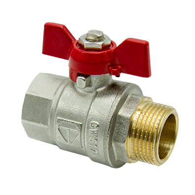 Кран шаровой HLV Technology Optima 1 1/4"-32ПМ американка баб.