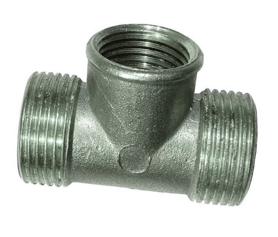 Тройник Elsen ННН, 3/4" 3/4" 3/4" TIN латунь, равнопроходной