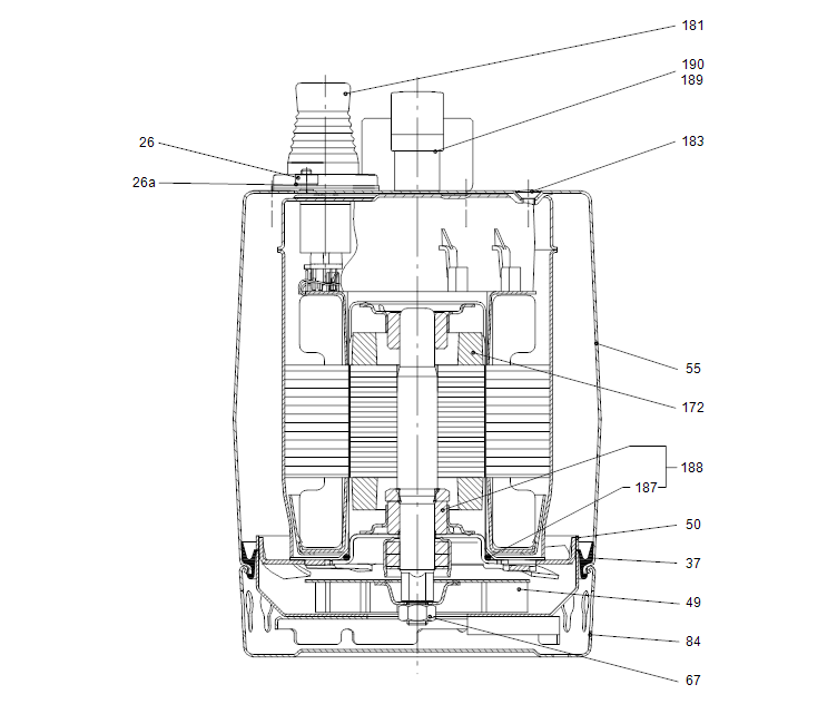Насос Grundfos UNILIFT KP250-A-1 1x220-230V50Hz Sch 10m