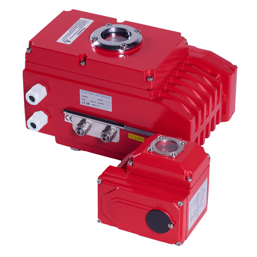 Привод электрический Rushwork 900-220-0050, 220В, 50Нм, F05/F07, муфта 14х14мм, IP67, 30сек