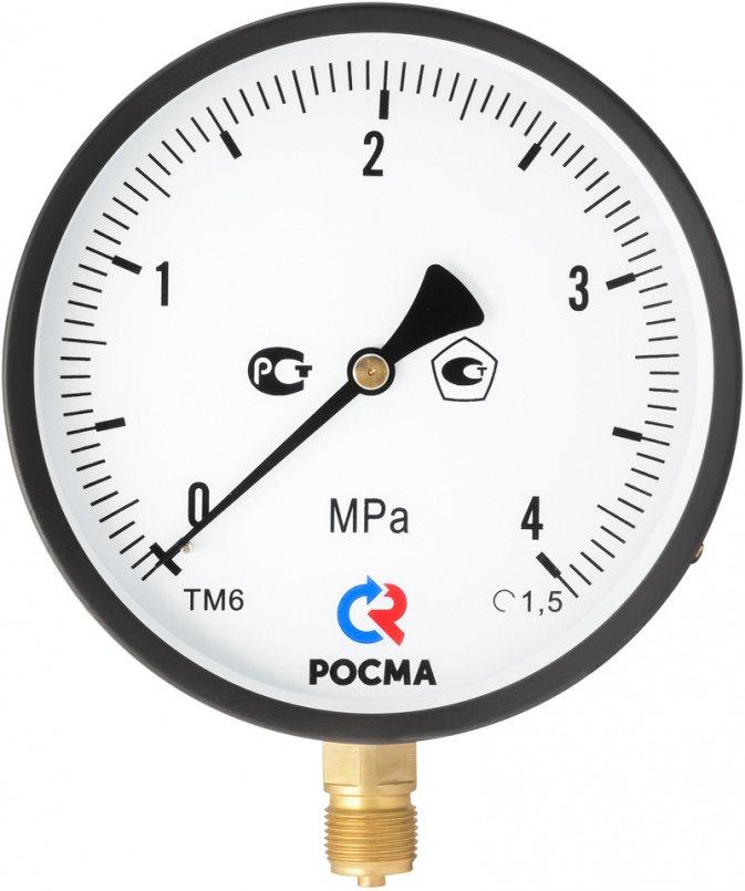 Манометр Росма ТМ-610Р.00 (0-1MPa) M20x1,5.1,0