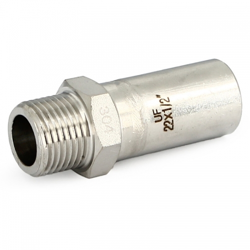 Вставка-Н Uni-fitt 22 x 3/4", нержавеющая сталь