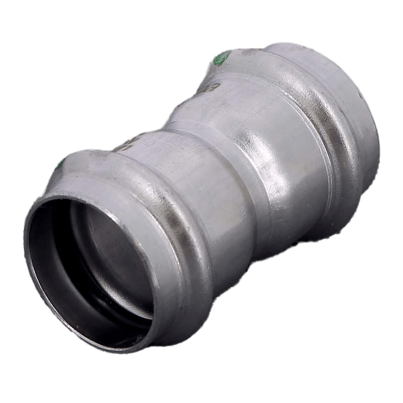 Муфта Sanpress Inox, с SC-Contur, нерж. сталь, 22 мм Viega